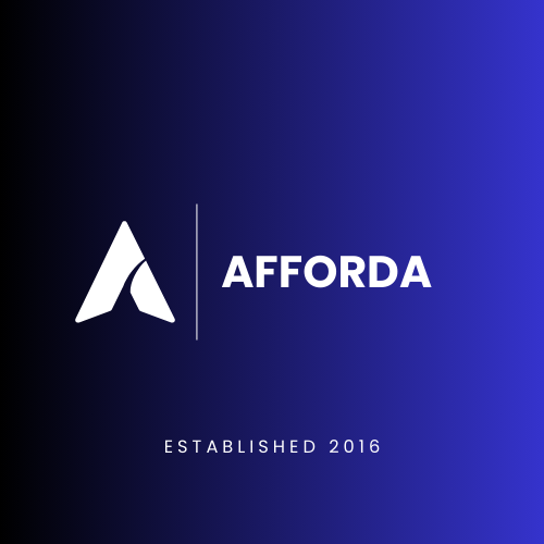 Afforda Modern A letter Logo Original and for PDF 500x500 px
